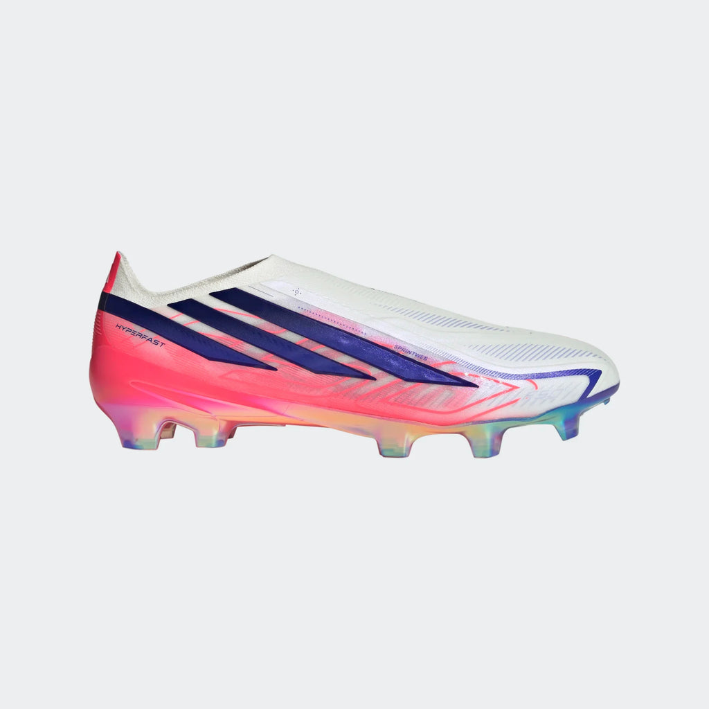 Adidas F50 Hyperfast Elite Laceless FG - FTWWHT/SOLPUR/SOLTUR product image 1, provided for visual reference and product