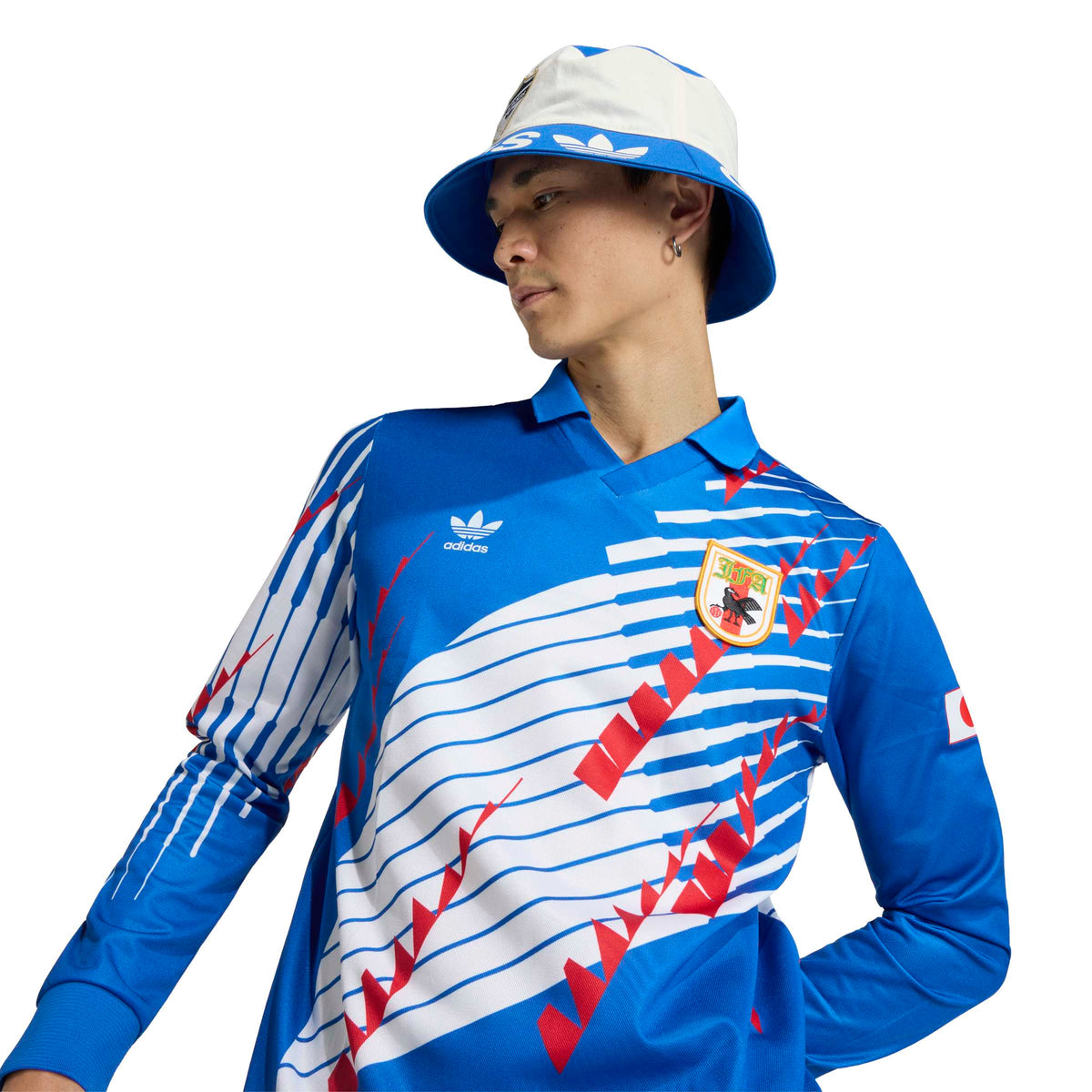 Adidas Japan Home Long Sleeve Jersey 1993 product image 4, provided for visual reference and product detail review