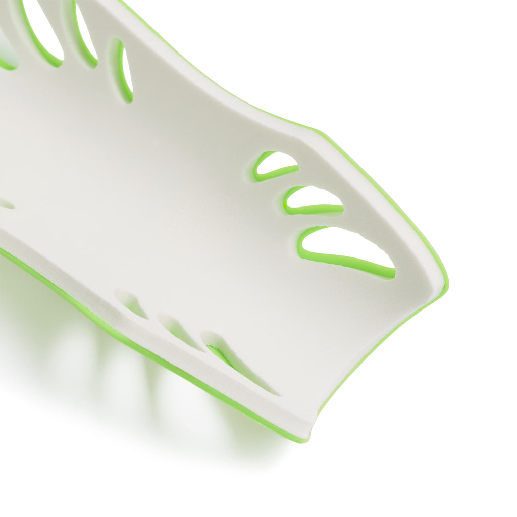 Adidas Adiflex Shin Guards-Lime Green product image 3, provided for visual reference and product detail review