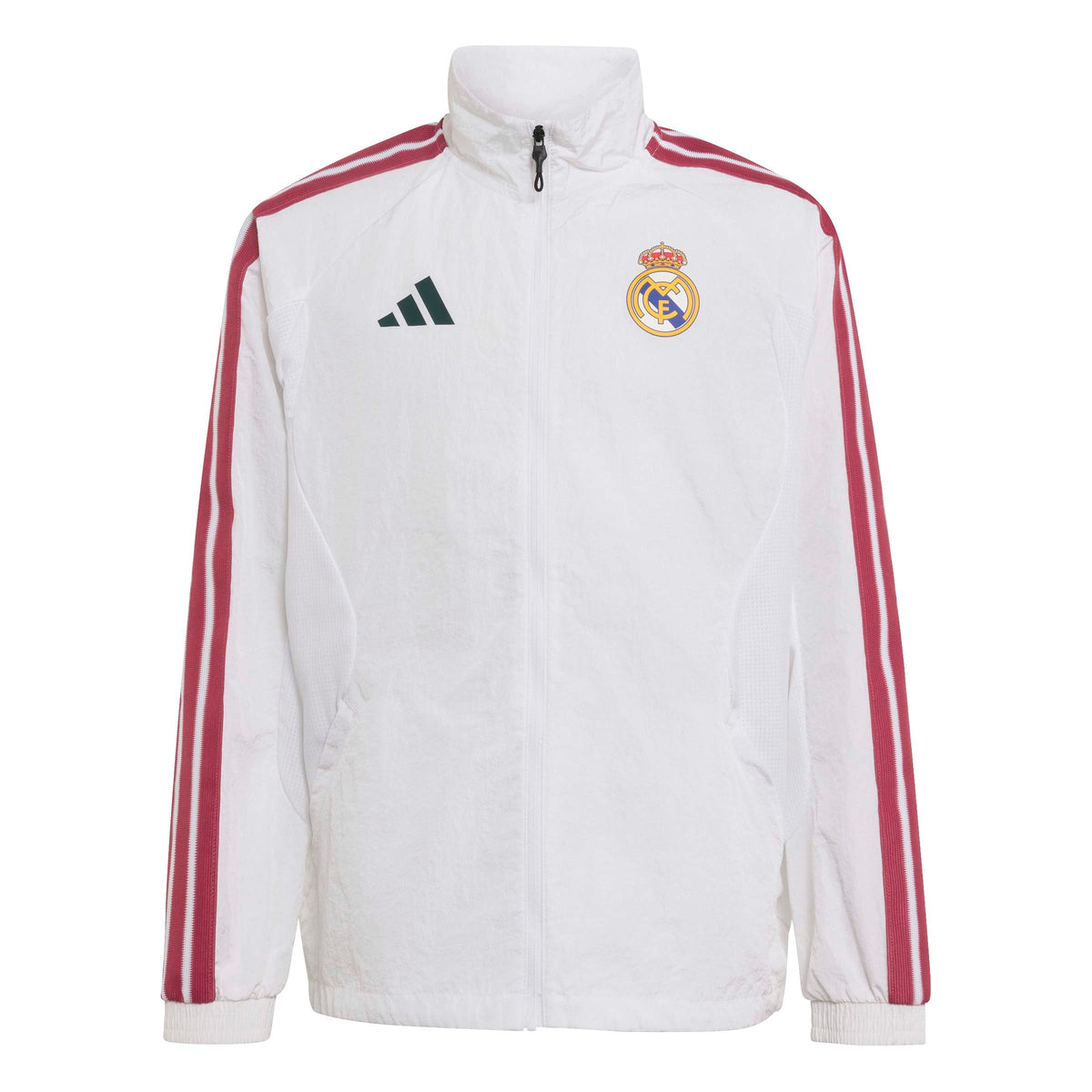 Adidas Youth Real Madrid Anthem Jacket product image 1, provided for visual reference and product detail review