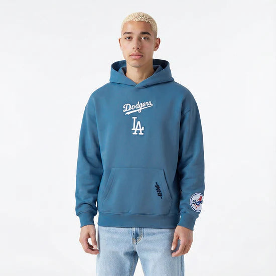 PRO STANDAR LOS ANGELES DODGERS WINGSPAN Men DROP SHOULDER FLC PO HOODIE product image 4, provided for visual reference and