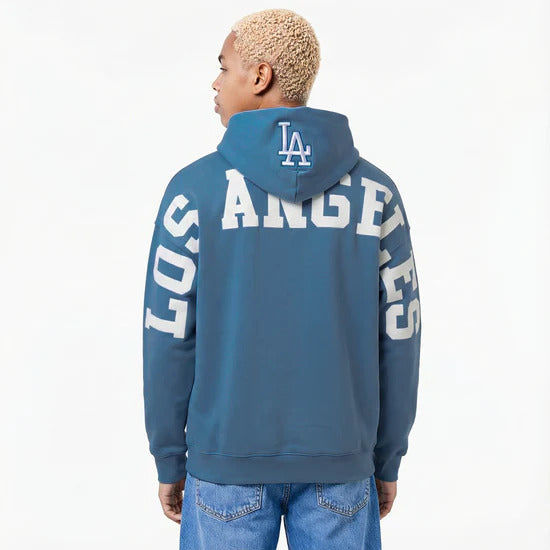 PRO STANDAR LOS ANGELES DODGERS WINGSPAN Men DROP SHOULDER FLC PO HOODIE product image 3, provided for visual reference and