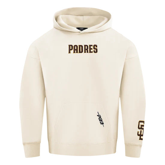 PRO STANDARD MLB SAN DIEGO PADRES WINGSPAN Men DROP SHOULDER FLC PO HOODIE product image 1, provided for visual reference