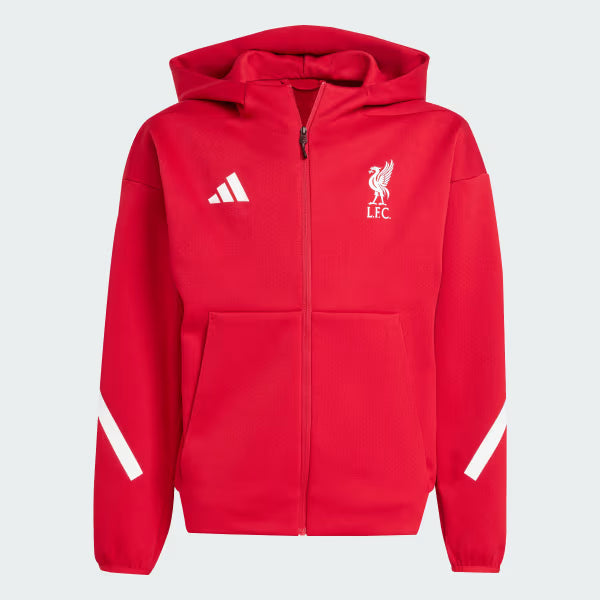 25/26 adidas LIVERPOOL FC Z.N.E. ANTHEM YOUTH JACKET product image 1, provided for visual reference and product detail review