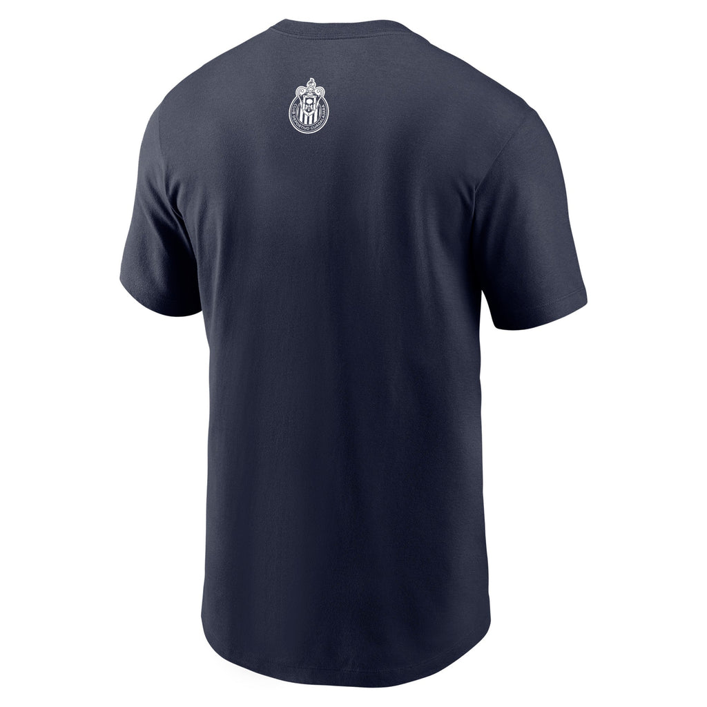 Nike Chivas Core Cotton SS T-Shirt-Navy product image 2, provided for visual reference and product detail review