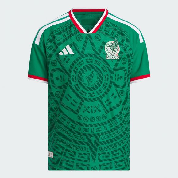 Adidas Youth Mexico Home Authentic Jersey 2026 product image 1, provided for visual reference and product detail review
