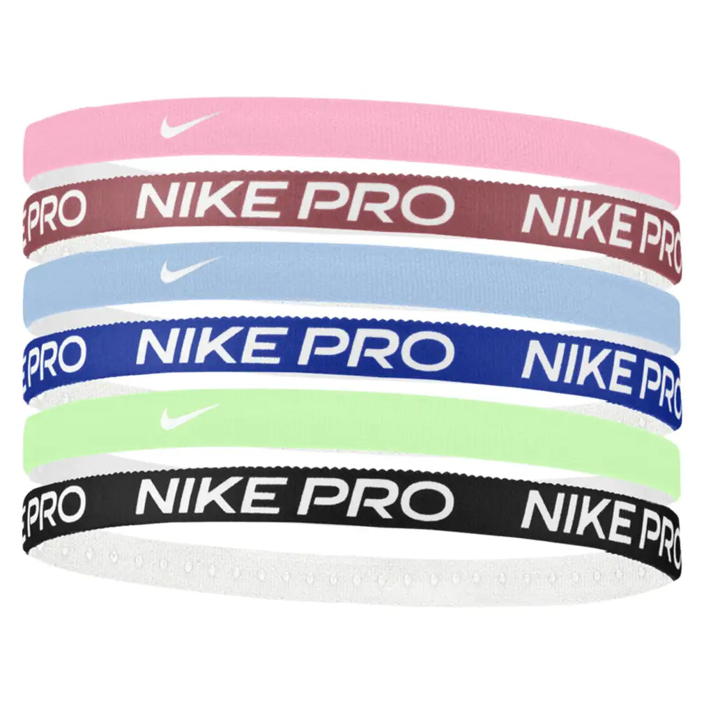 Nike Flex Headbands 6-Pack - Pink Rise/Pink Smoke product image 1, provided for visual reference and product detail review