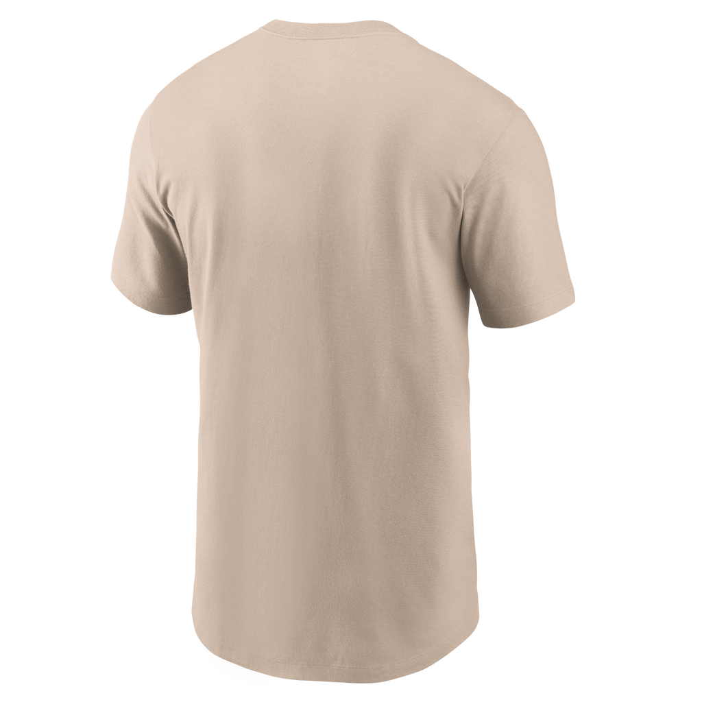 Nike Men San Francisco 49ers Left Double Hit T-Shirt - Desert Sand product image 2, provided for visual reference and