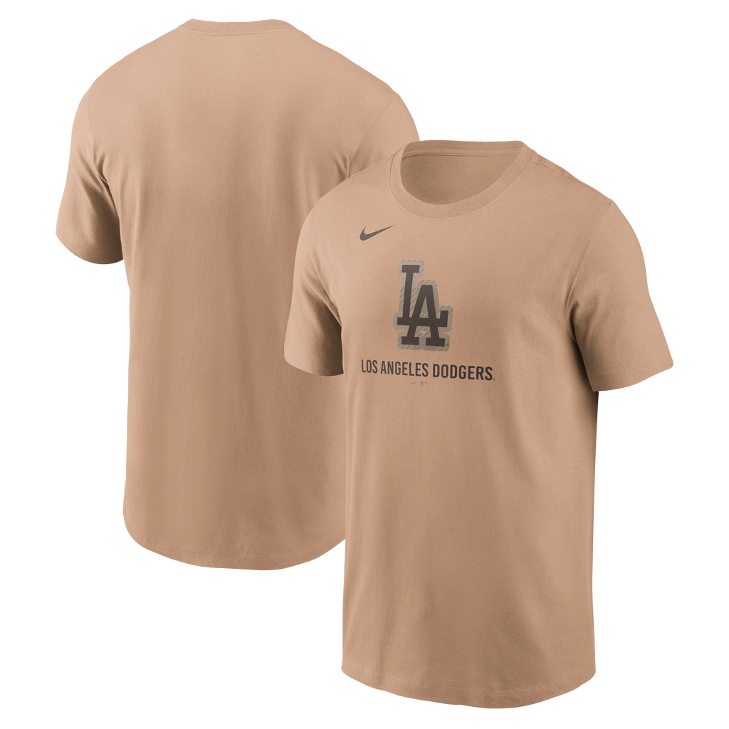 Nike Los Angeles Dodgers Offensive Transition T-Shirt - Hemp product image 4, provided for visual reference and product