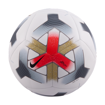 NIKE PITCH SOCCER BALL - White/Bright Crimson/Anthracite/Black product image 1, provided for visual reference and product