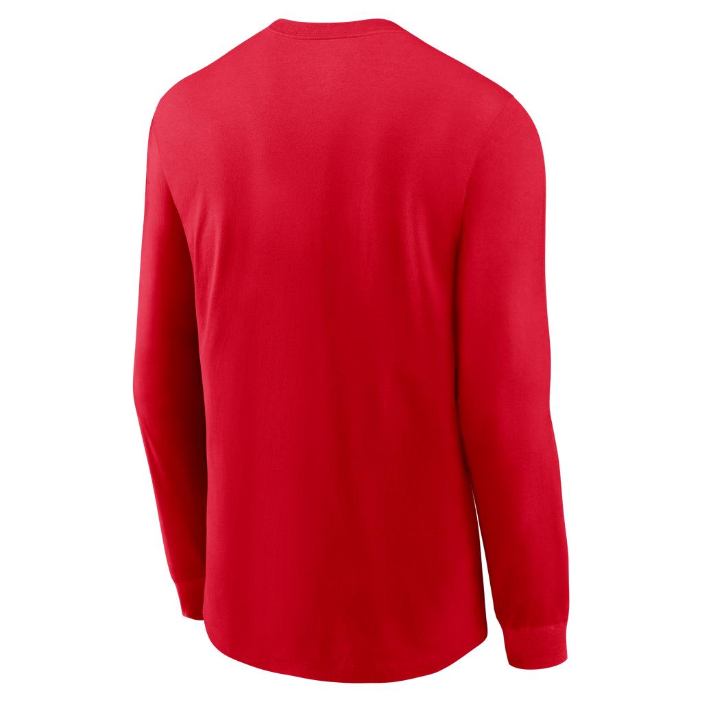 Nike Men San Francisco 49ers Rewind Long Sleeve T-Shirt product image 2, provided for visual reference and product detail