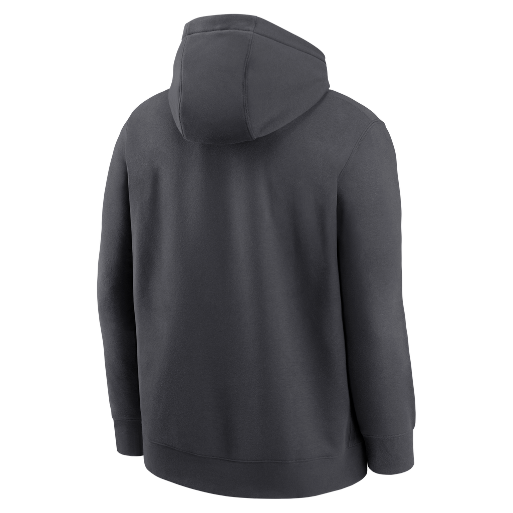 Nike San Francisco 49ers Club Pullover Hoodie - Gray product image 3, provided for visual reference and product detail review