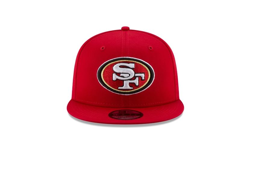 SAN FRANCISCO 49ERS NEW ERA BASIC Snapback 9FIFTY- RED (Copy) product image 2, provided for visual reference and product
