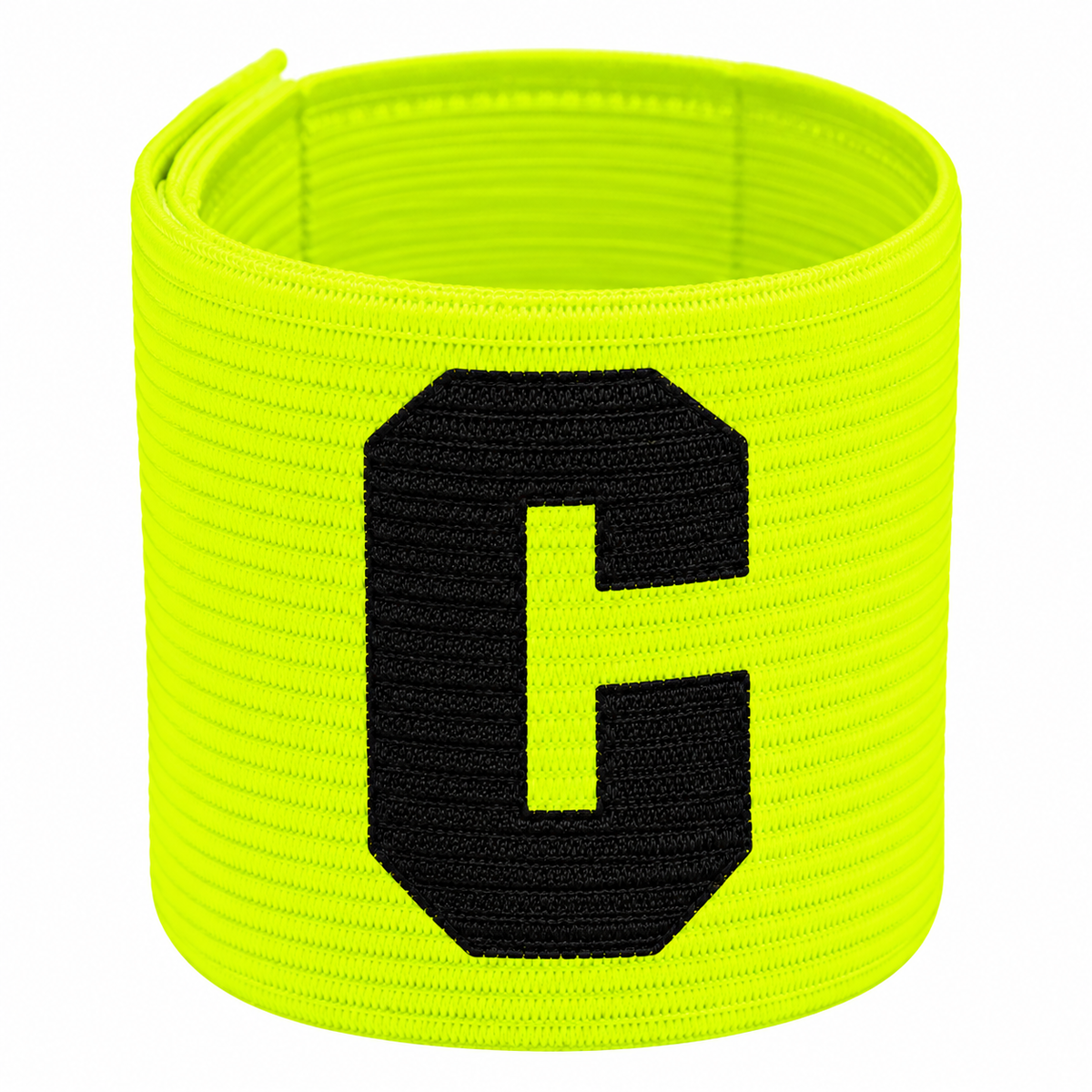 Just 4 Kicks Youth European Style Captain Band - Neon Yellow product image 1, provided for visual reference and product