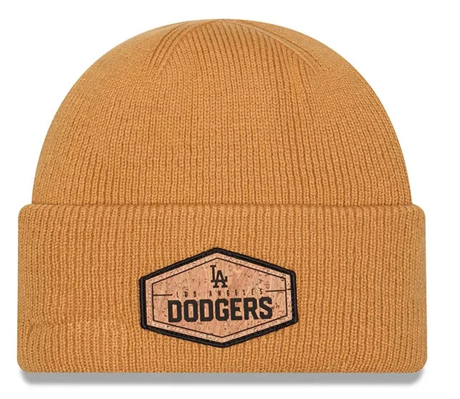 New Era Los Angeles Dodgers Cork Cuffed Knit product image 1, provided for visual reference and product detail review