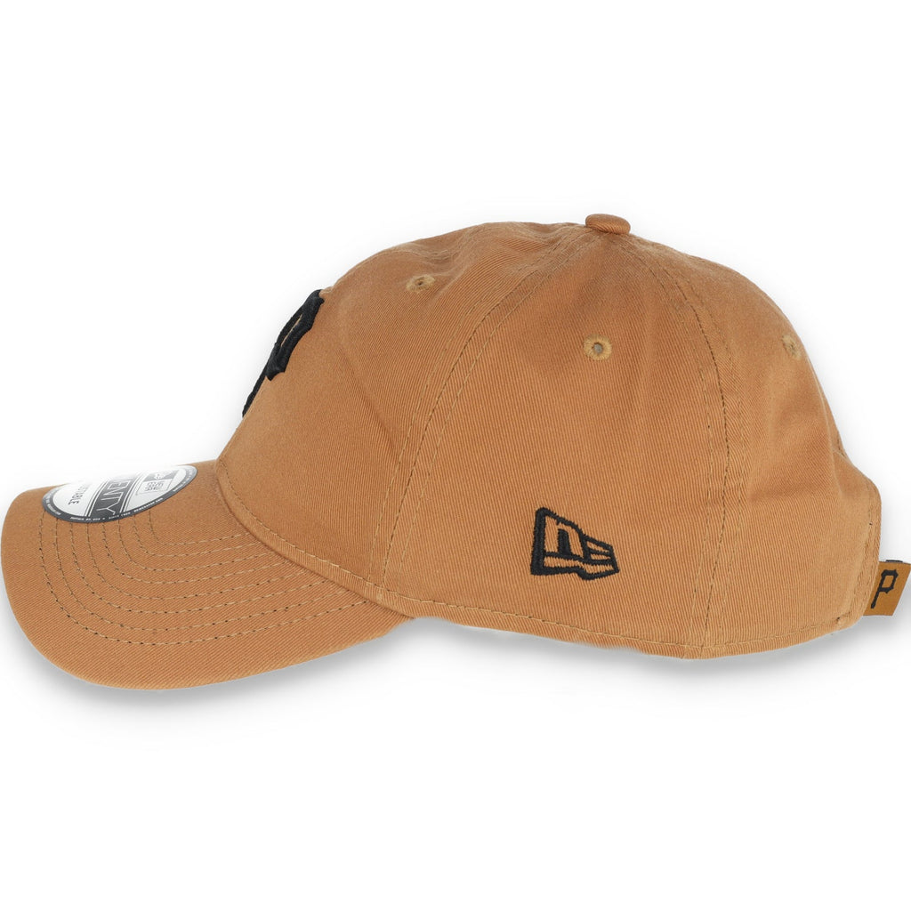 New Era New Pittsburgh Pirates 9TWENTY Adjustable Hat-Khaki product image 4, provided for visual reference and product
