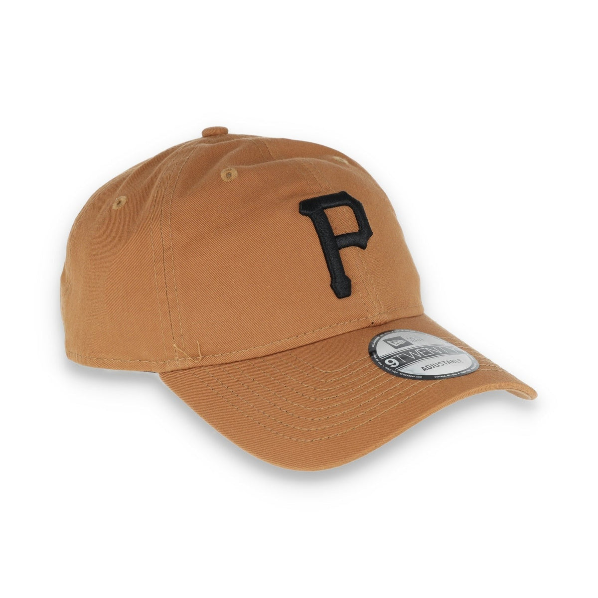 New Era New Pittsburgh Pirates 9TWENTY Adjustable Hat-Khaki product image 1, provided for visual reference and product