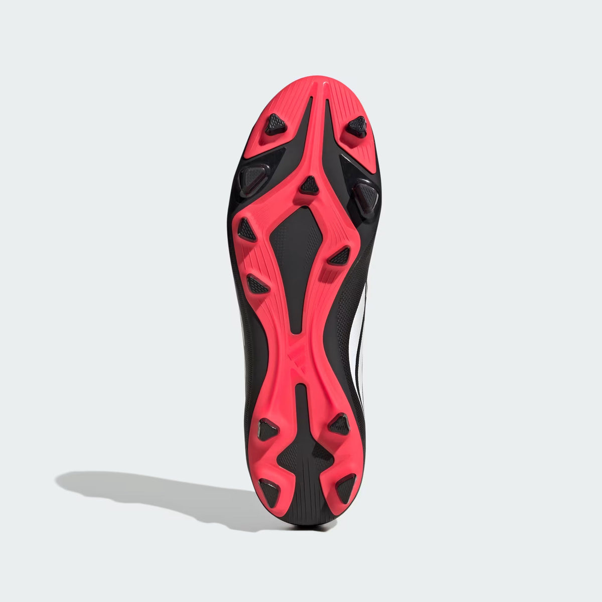 adidas PREDATOR CLUB FG/MG - Core Black/Lucid Red product image 2, provided for visual reference and product detail review