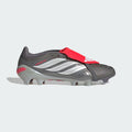 adidas PREDATOR LEAGUE FT FIRM-GROUND - Iron Metallic/ Lucid Red product image 1, provided for visual reference and product