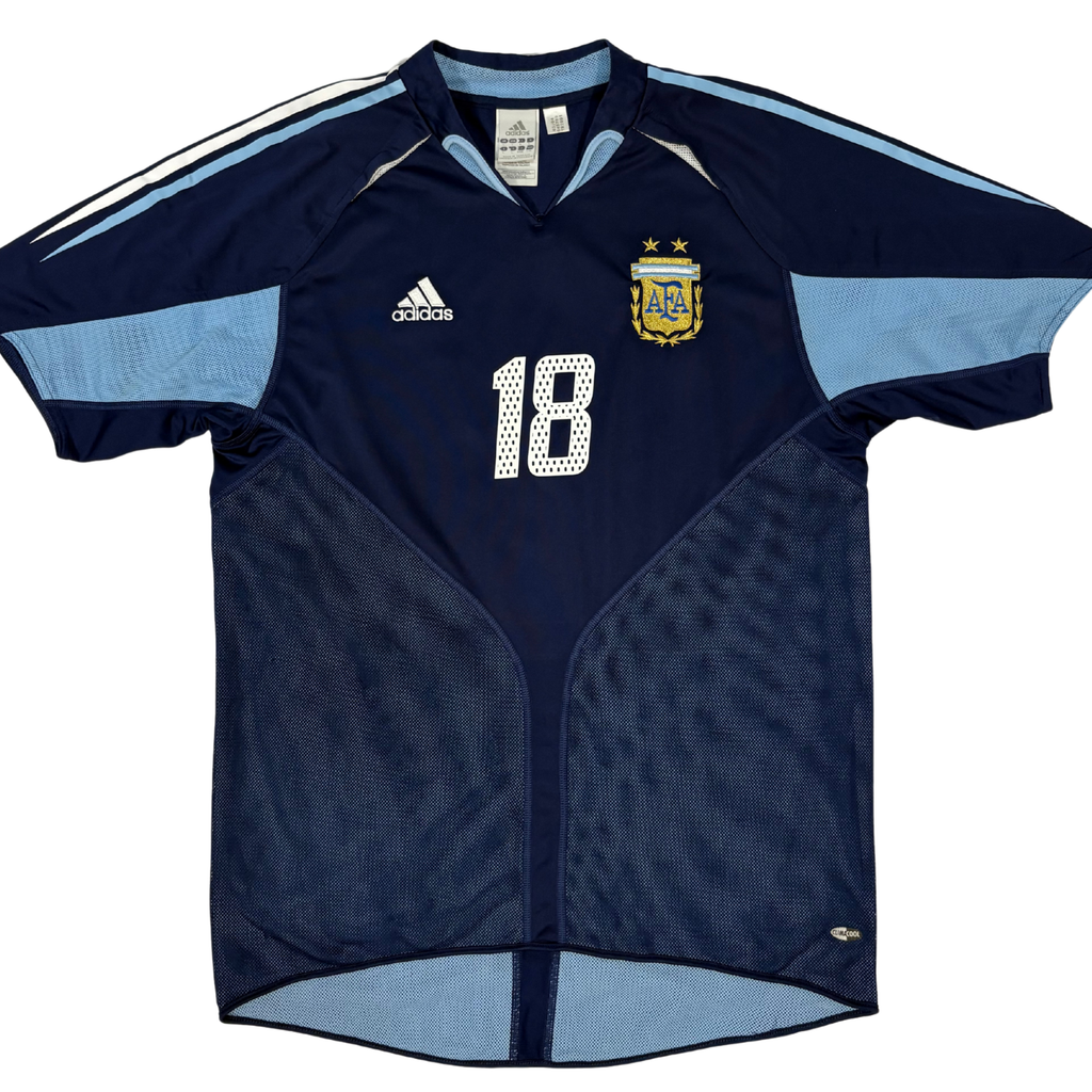 2004-2005 Argentina Away Shirt Messi #18 - (L) product image 1, provided for visual reference and product detail review