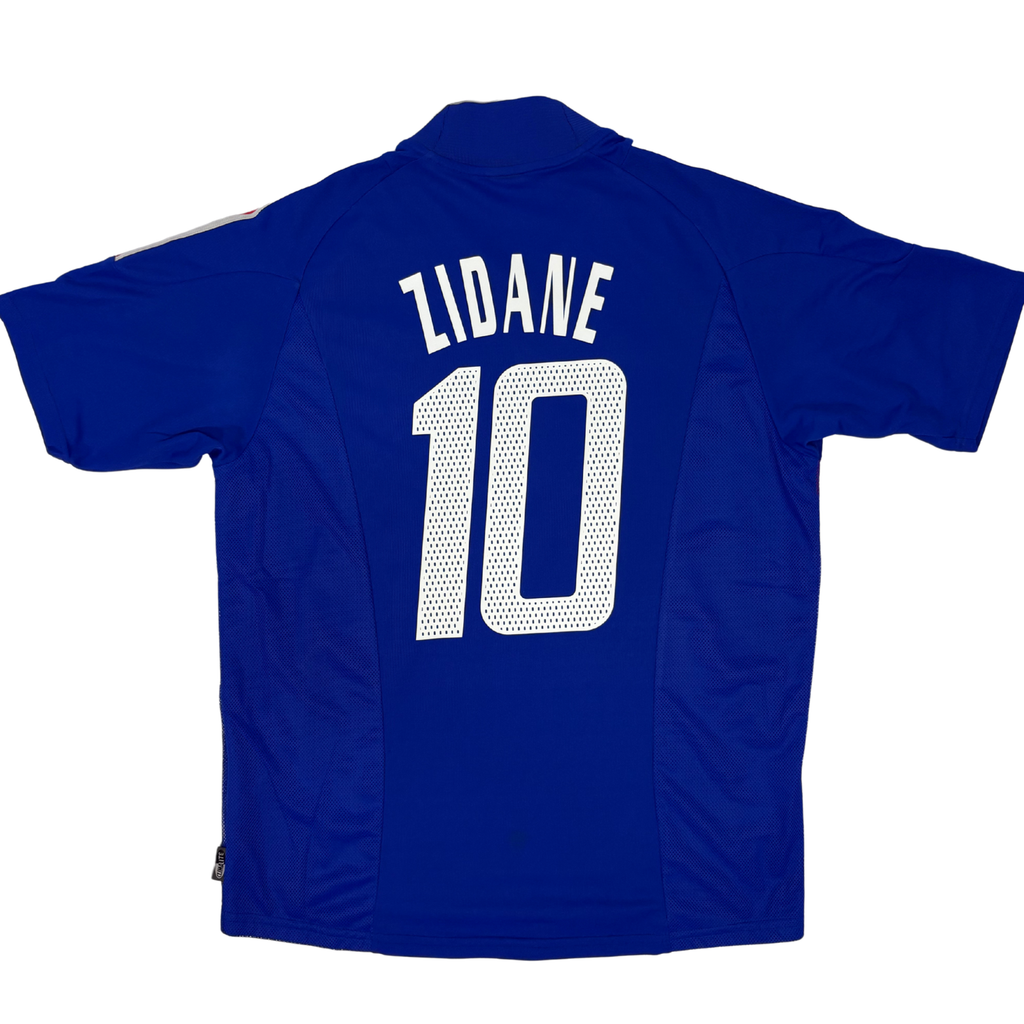 2002-2004 France Home Shirt Zidane #10 - (L) product image 1, provided for visual reference and product detail review