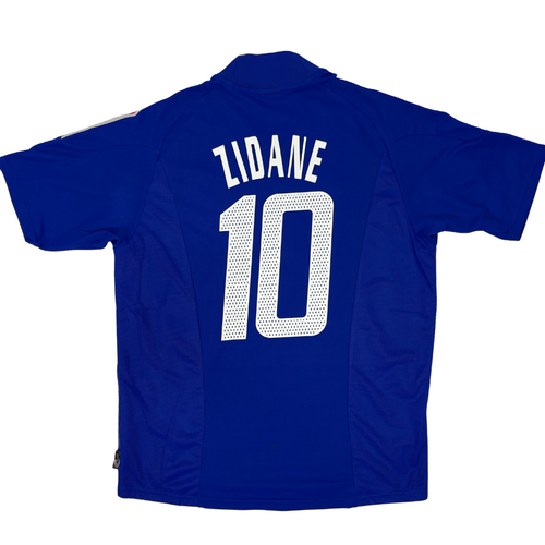 2002-2004 France Home Shirt Zidane #10 - (L) product image 1, provided for visual reference and product detail review
