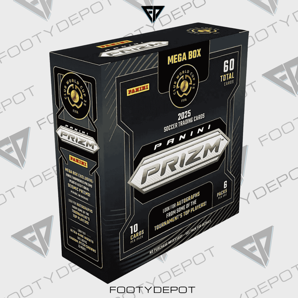 2025 Club World Cup Panini Prizm Hobby Mega Box product image 1, provided for visual reference and product detail review