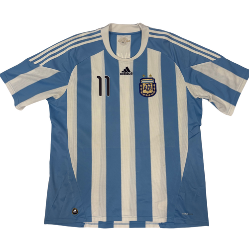 2010-2011 Argentina Home Shirt Tevez #11 - (Xl) product image 2, provided for visual reference and product detail review