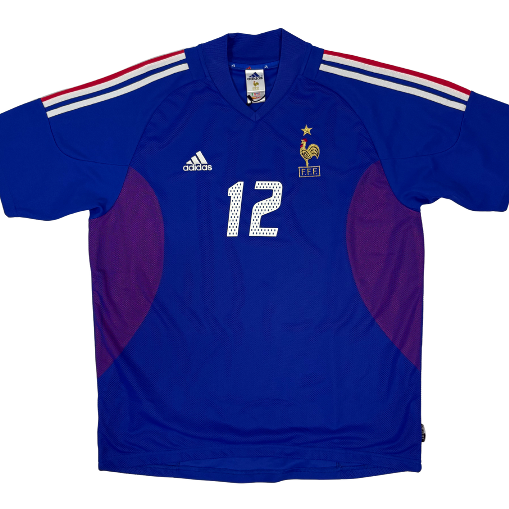 2002-2004 France Home Shirt Henry #12 - (L) product image 1, provided for visual reference and product detail review