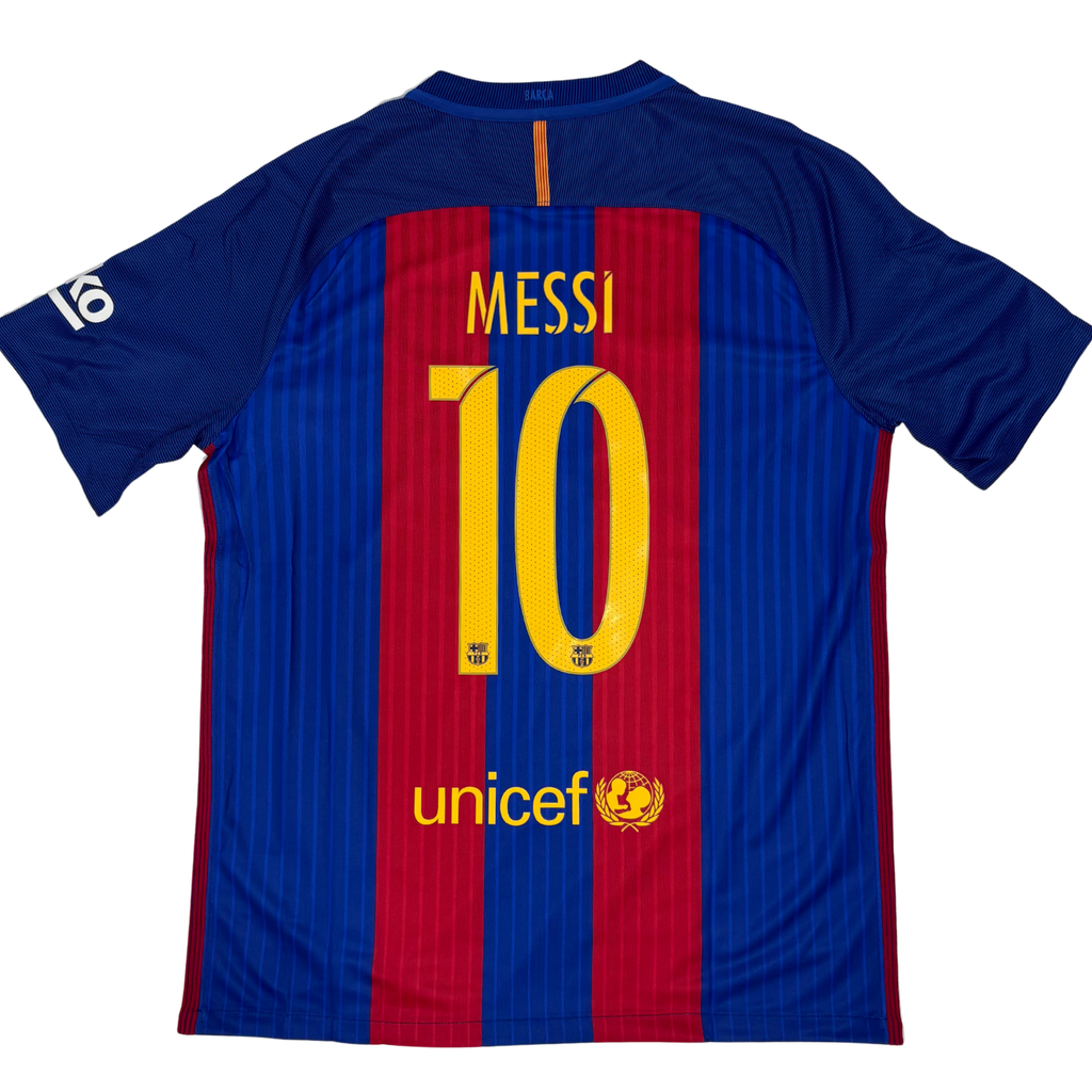 2016-2017 FC Barcelona Home Shirt Messi #10 - (L) product image 1, provided for visual reference and product detail review