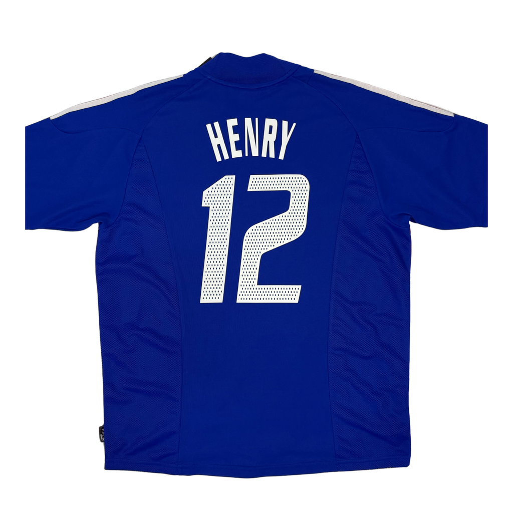 2002-2004 France Home Shirt Henry #12 - (L) product image 2, provided for visual reference and product detail review