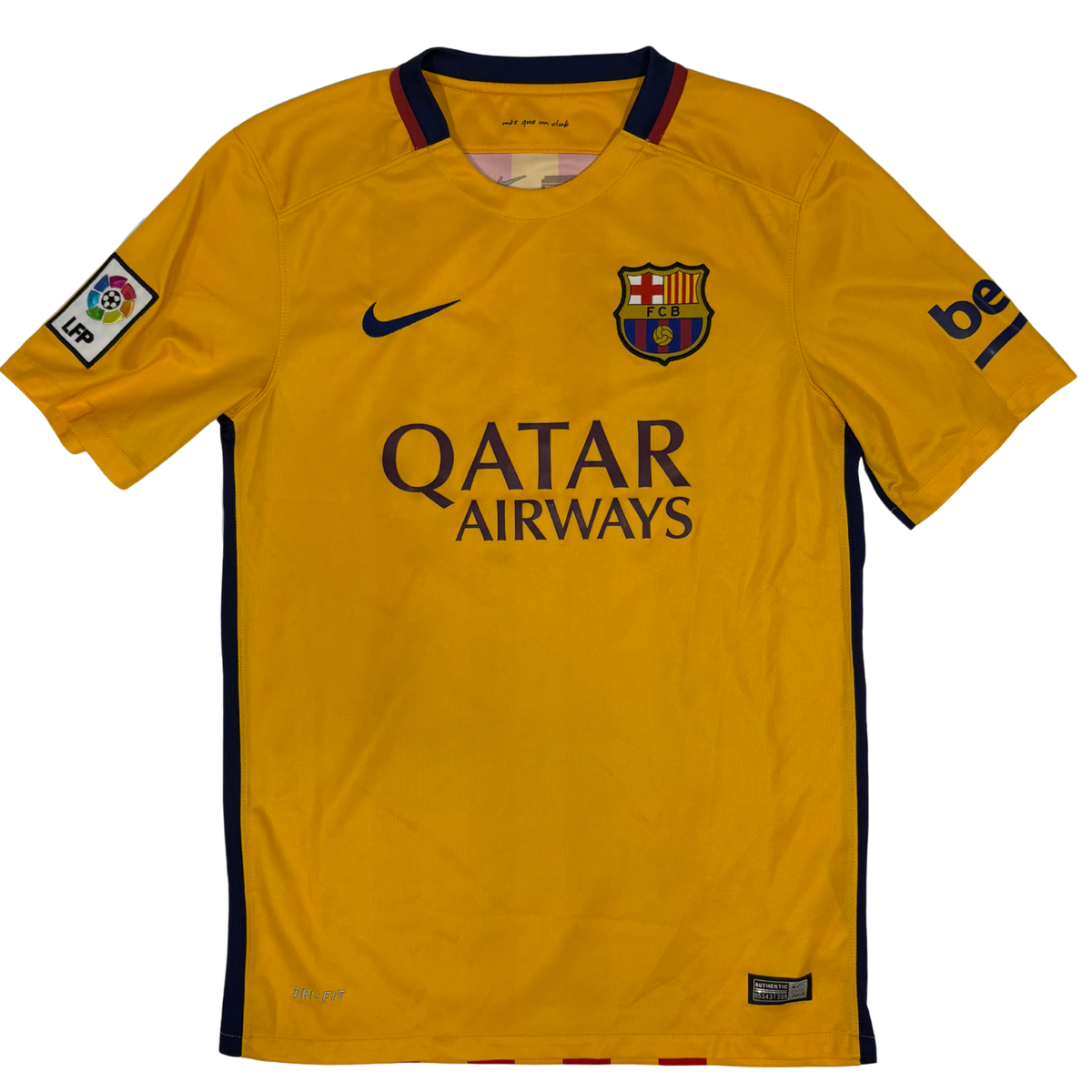 2015-2016 FC Barcelona Away Shirt Neymar Jr #11 - (S) product image 2, provided for visual reference and product detail