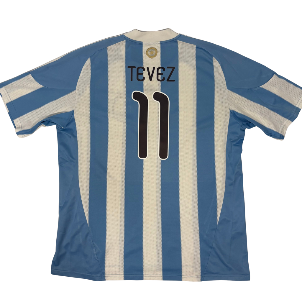 2010-2011 Argentina Home Shirt Tevez #11 - (Xl) product image 1, provided for visual reference and product detail review
