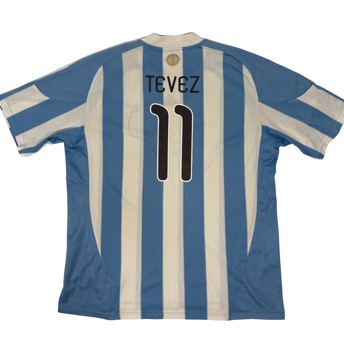 2010-2011 Argentina Home Shirt Tevez #11 - (Xl) product image 1, provided for visual reference and product detail review
