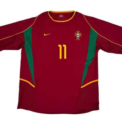 2002-2003 Portugal Player Issue Home Shirt Ronaldo #11 - (Xl) product image 2, provided for visual reference and product