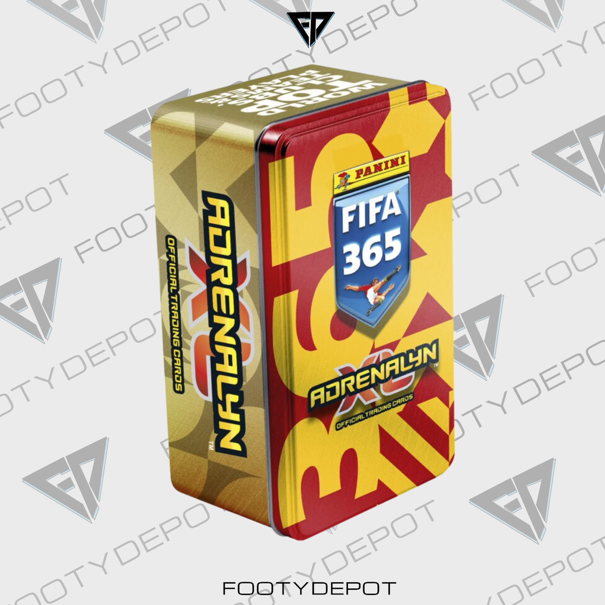 2025-26 Panini Adrenalyn Xl Fifa 365 Cards - Mega Tin (42 Cards + 2 Le & 1 Golden Baller) product image 1, provided for