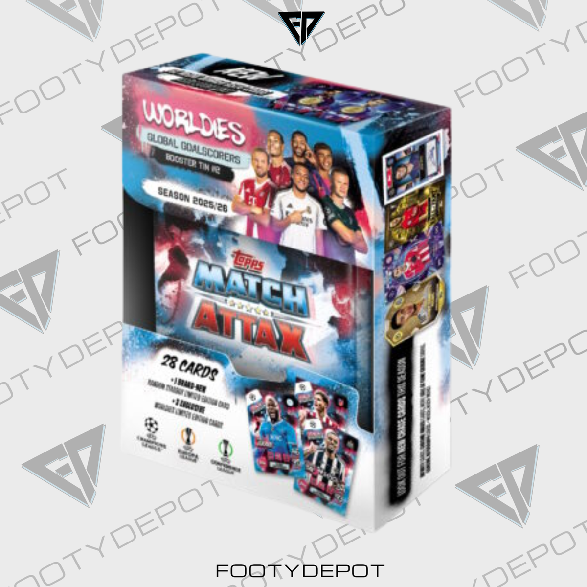 2025-26 Topps Match Attax Uefa Champions League Cards – Mini Tin (32 Cards + 3 Le) product image 3, provided for visual