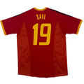 2002 Spain Home World Cup Shirt Xavi #19 - (L) product image 1, provided for visual reference and product detail review