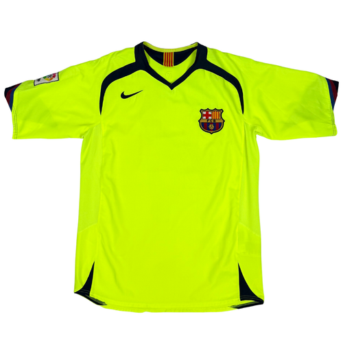 2005-2006 FC Barcelona Away Shirt Marquez #4 - (M) product image 2, provided for visual reference and product detail review