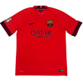 2014-2015 Barcelona Away Shirt Messi #10 - (L) product image 1, provided for visual reference and product detail review