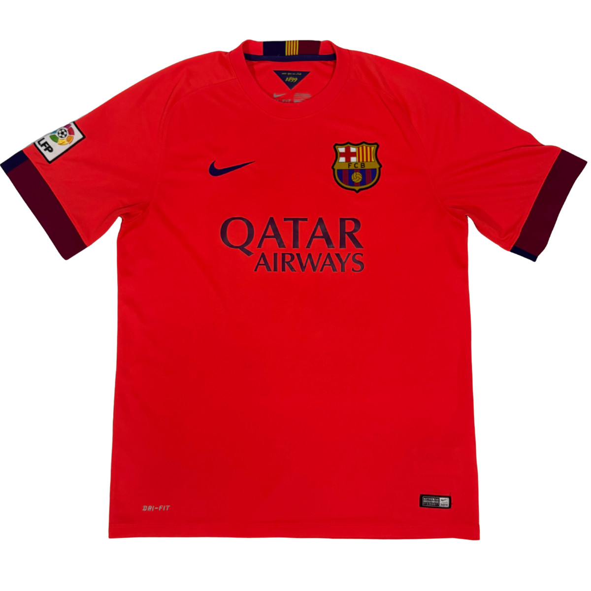 2014-2015 Barcelona Away Shirt Messi #10 - (L) product image 1, provided for visual reference and product detail review
