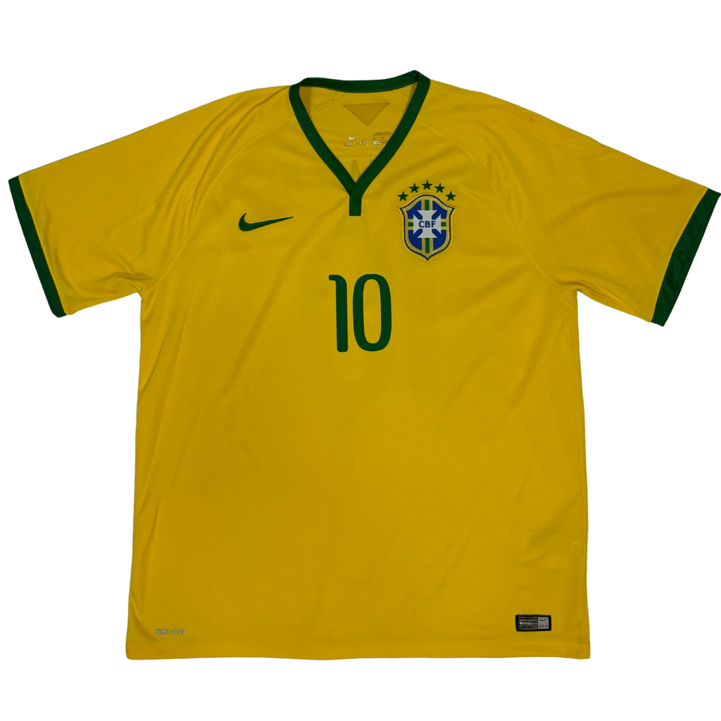 2014-2015 Brasil Home Shirt Neymar Jr #10 - (Xl) product image 1, provided for visual reference and product detail review