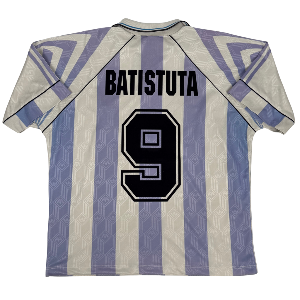 1996-1998 Argentina Home Shirt Batistuta #9 - (M) product image 1, provided for visual reference and product detail review