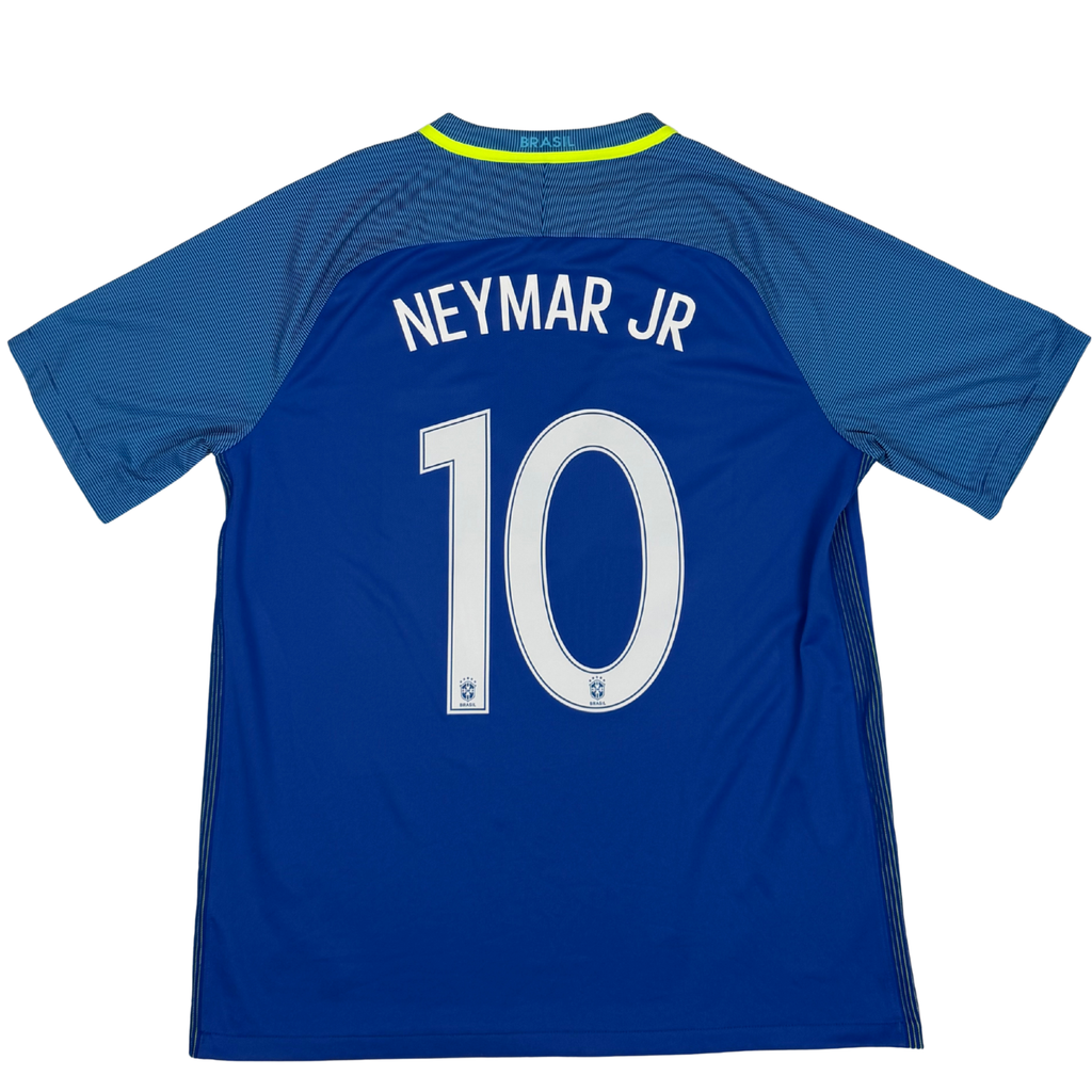 2016-2017 Brasil Away Shirt Neymar Jr #10 - (L) product image 1, provided for visual reference and product detail review