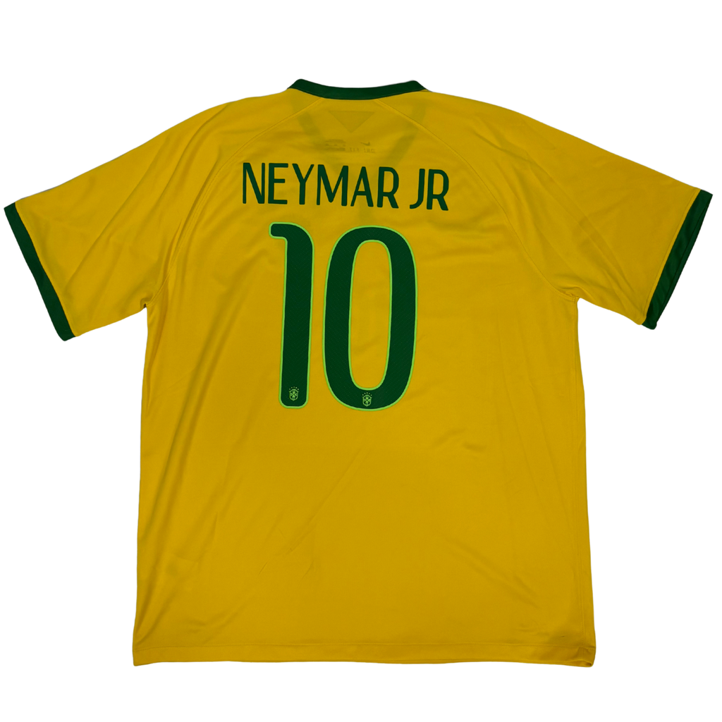 2014-2015 Brasil Home Shirt Neymar Jr #10 - (Xl) product image 2, provided for visual reference and product detail review