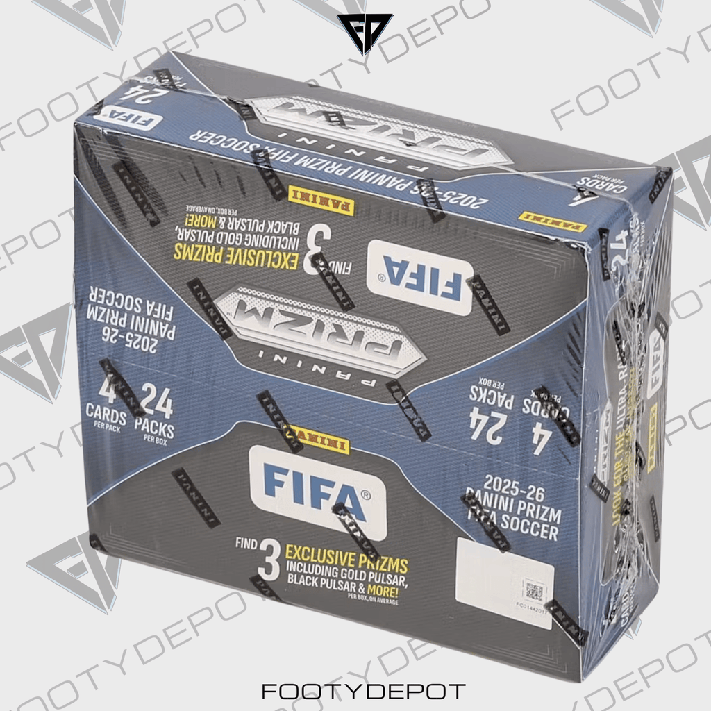 2025-26 Panini Prizm Fifa 24-Pack Retail Box product image 1, provided for visual reference and product detail review
