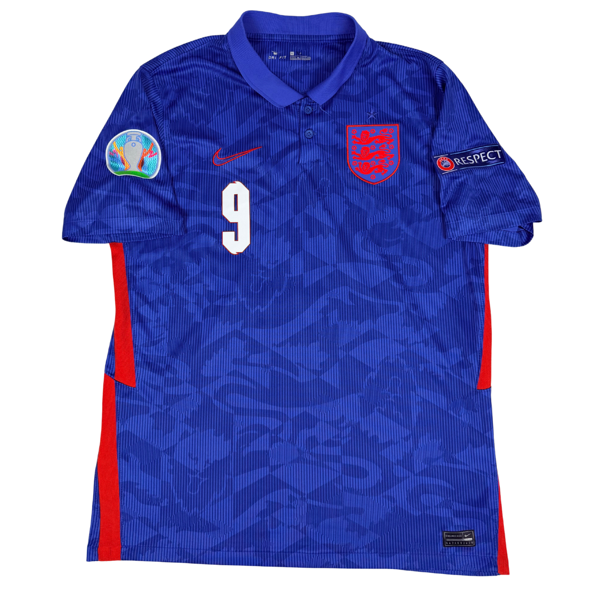 2020-2021 England Away Euro Shirt Kane #9 - (L) product image 1, provided for visual reference and product detail review