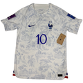 2021-2022 France Away World Cup Shirt Mbappe #10- (M) product image 1, provided for visual reference and product detail