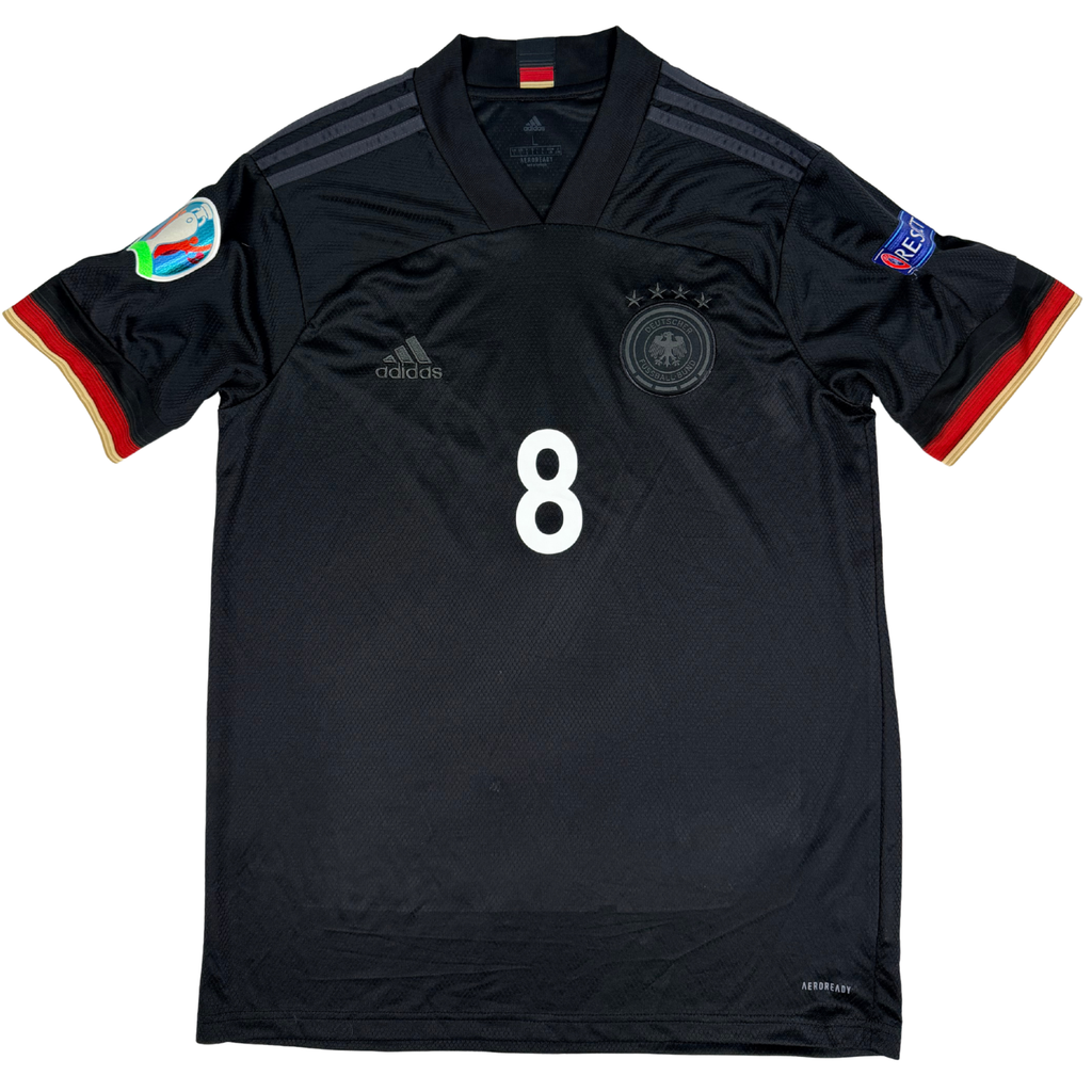 2020-2021 Germany Away Euro Shirt Kroos #8 - (L) product image 1, provided for visual reference and product detail review
