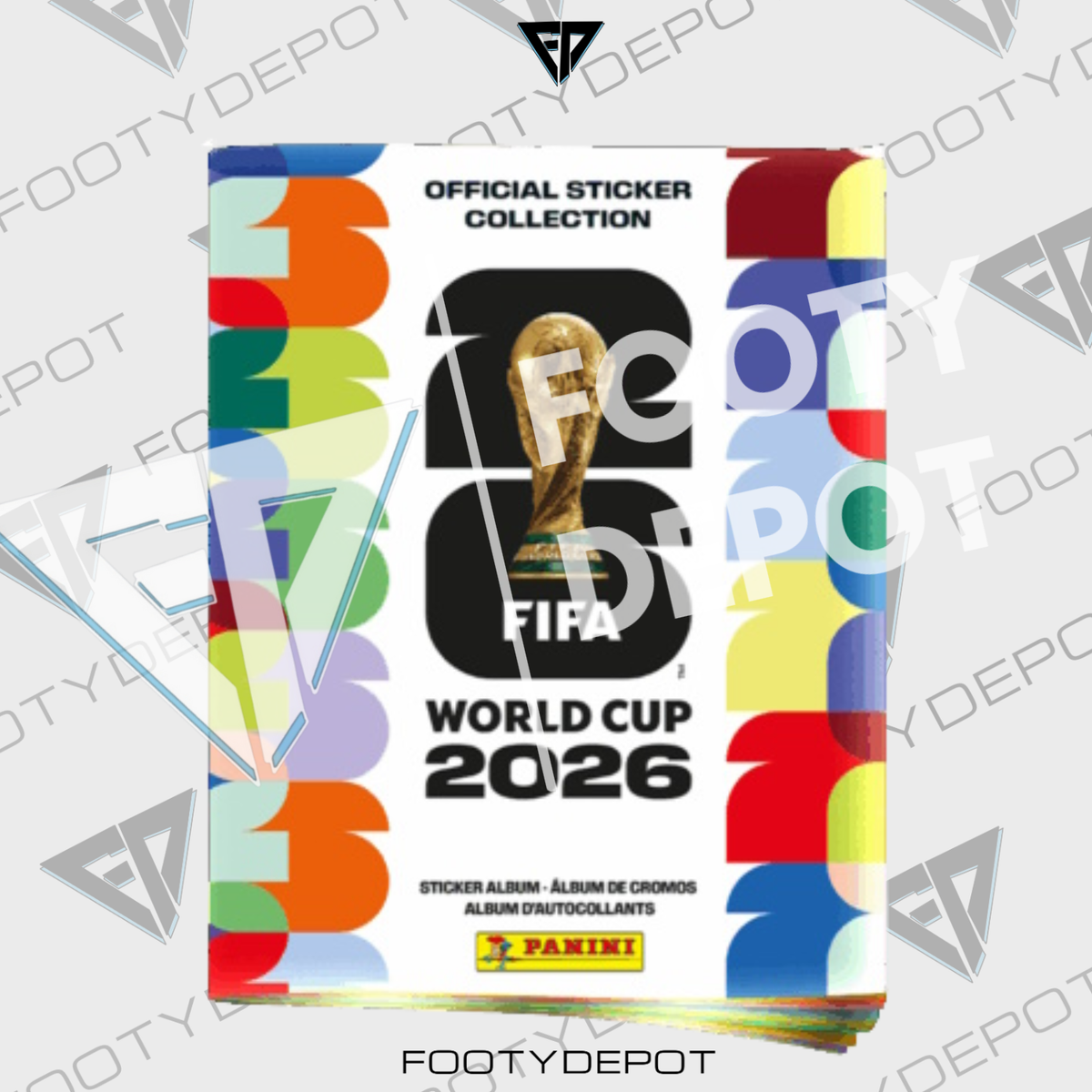 2026 Panini Fifa World Cup Stickers – Starter Pack (Album + 28 Stickers) product image 1, provided for visual reference and